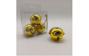 πακετο s/4 κουδουνακια 5.5cm χρυσα