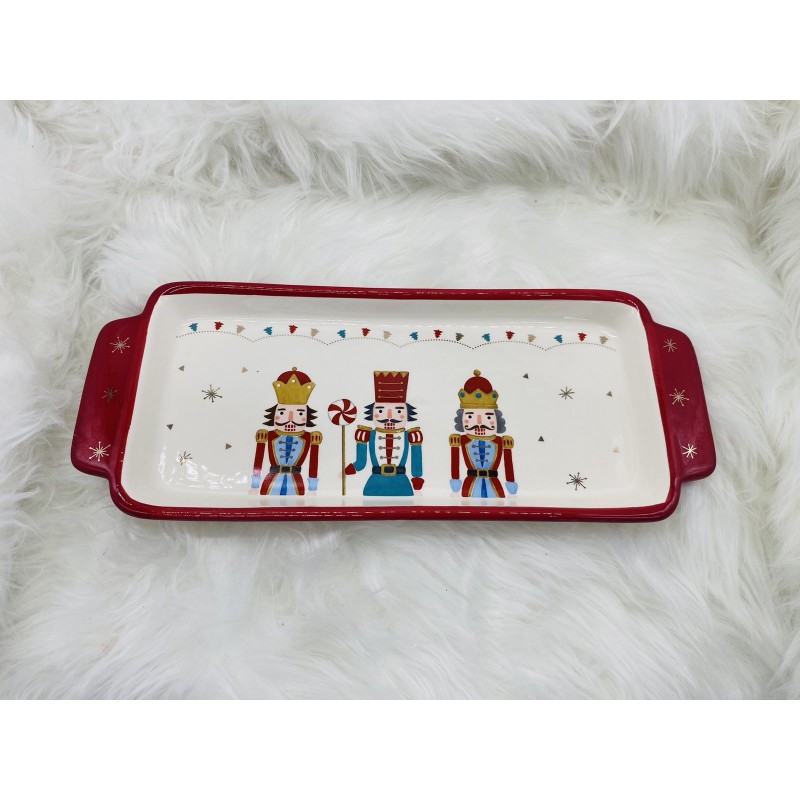 πιατελα καρυοθραυστες 38.7x15.5x3cm red