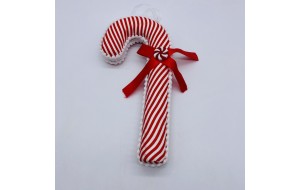stripes candy cane 13*4*26cm red/white