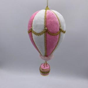 rainbow αεροστατο 13*13*27cm sugar pink