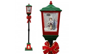 ΦΑΝΑΡΙ ΜΕ ΣΤΥΛΟ ΧΙΟΝΙ/ΦΩΤΑΚΙΑ/ΜΟΥΣΙΚΗ 26*157cm RED/GREEN