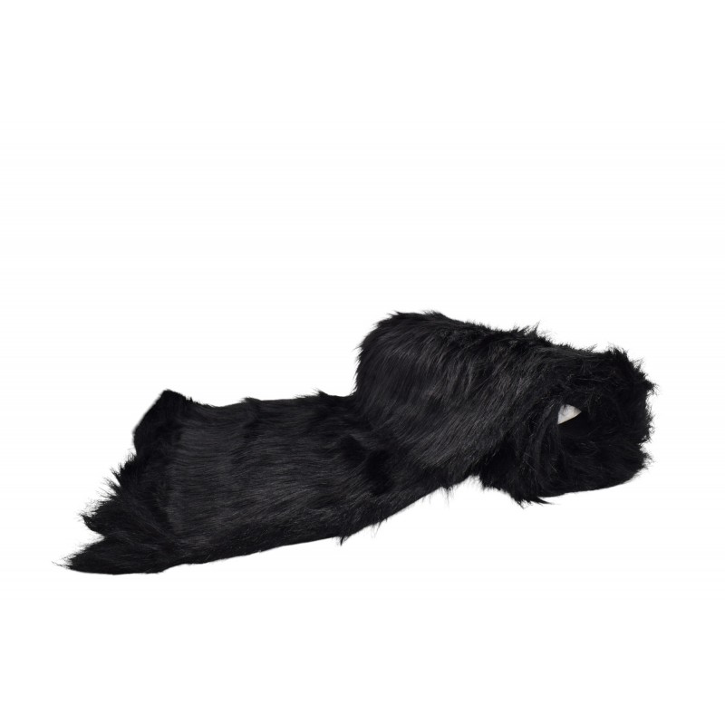 ΜΑΞΙΛΑΡΙ LONG FUR 43*43CM BLACK