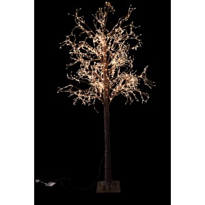 microled tree 210cm 2000led brown/copper steady warm white ip44