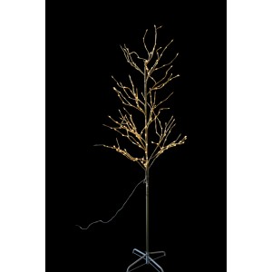 Χριστουγεννιάτικο διακοσμητικό δέντρο σε σαμπανί απόχρωση με 240 led λαμπάκια με 8 προγράμματα IP44 και ύψος 210 εκ