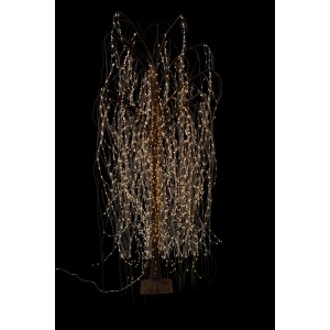 microled willow 180cm 1800led brown/copper 8 functions warm white ip44