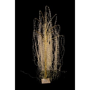 microled willow 180cm 1800led champagne/silver 8 functions warm white ip44