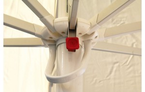 Αυτόματη στρογγυλή ομπρέλα με σκελετό από αλουμίνιο 300 εκ
