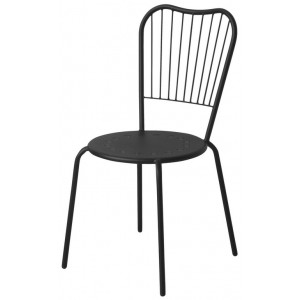 Στοιβαζόμενη μεταλλική καρέκλα 45x45x88 εκ