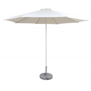 Στρογγυλή ομπρέλα με σκελετό από αλουμίνιο και οκτώ ακτίνες 300 εκ