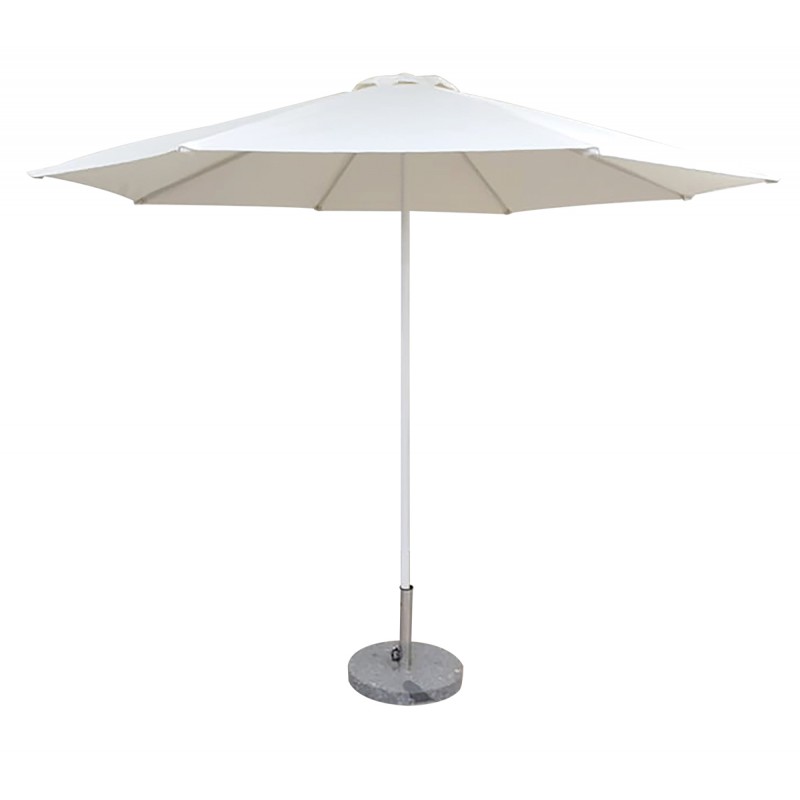 Στρογγυλή ομπρέλα με σκελετό από αλουμίνιο και οκτώ ακτίνες 300 εκ
