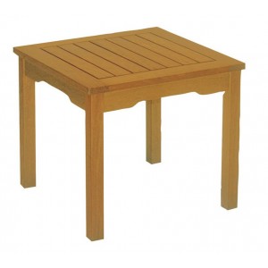 Ξύλινο βοηθητικό τραπεζάκι coffee table acacia wood 50x50x45 εκ