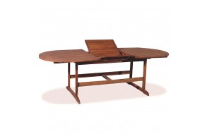 Acacia ξύλινο επεκτεινόμενο τραπέζι 200x90x72 εκ