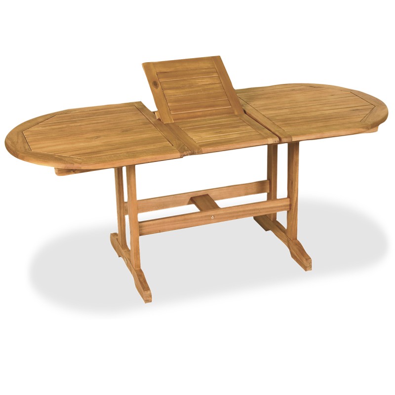 Acacia ξύλινο επεκτεινόμενο τραπέζι 200x90x72 εκ