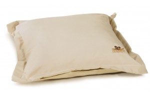 Διακοσμητικό μαξιλάρι με φερμουάρ σε εκρού χρώμα 38x38x8 εκ