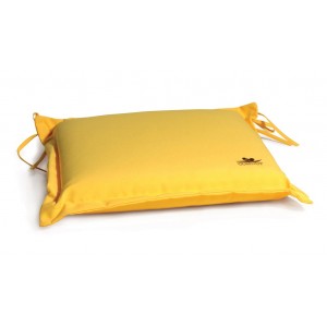 Μαξιλάρι καθίσματος με φερμουάρ σε κίτρινο χρώμα 40x40x6 εκ