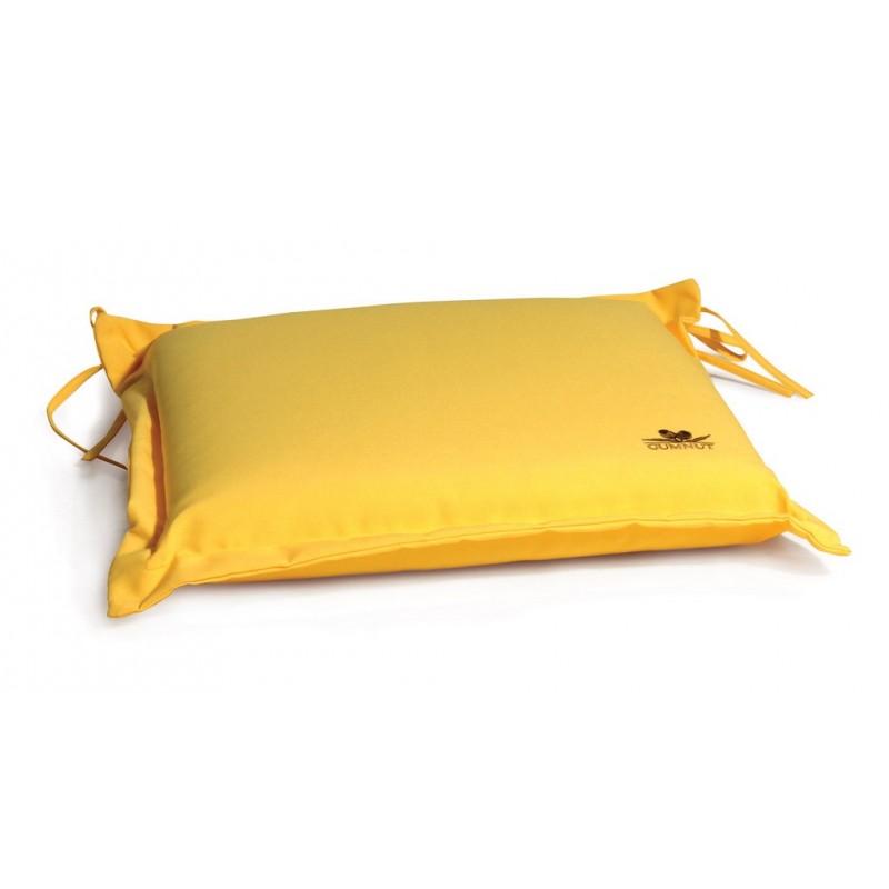 Μαξιλάρι καθίσματος με φερμουάρ σε κίτρινο χρώμα 40x40 εκ