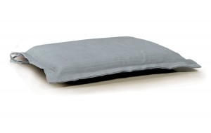Μαξιλάρι καθίσματος με φερμουάρ σε γκρι απόχρωση 45x45x6 εκ