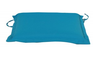 Μαξιλάρι καθίσματος με φερμουάρ μπλε απόχρωσης 40x40x6 εκ