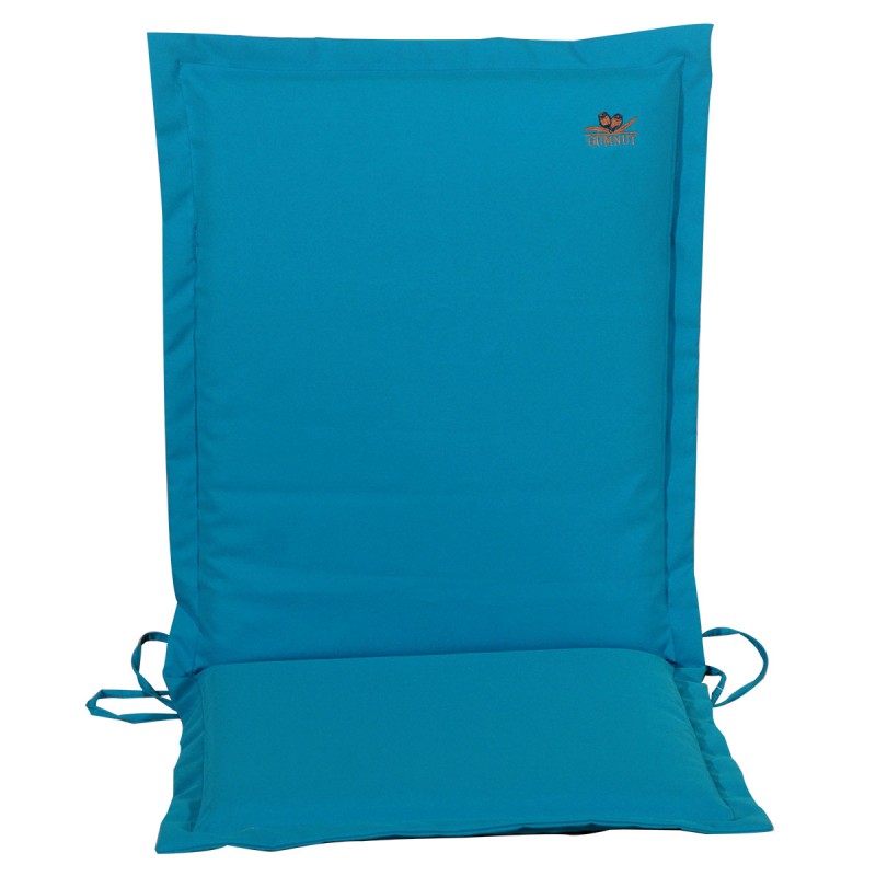 Χαμηλόπλατο μπλε μαξιλάρι με φερμουάρ 43x93 εκ