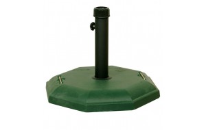 Πράσινη τσιμεντένια βάση ομπρέλας 27 κιλά  Φ50 εκ