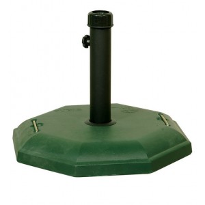 Πράσινη τσιμεντένια βάση ομπρέλας 27 κιλά  Φ50 εκ