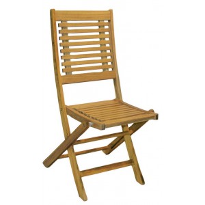 Βalau Wood ξύλινη πτυσσόμενη καρέκλα χαμηλής πλάτης 45x63x94 εκ