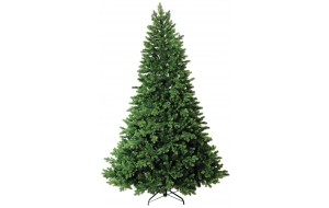 Smolikas χριστουγεννιάτικο δέντρο με mix φύλλωμα PE-PVC σε πράσινη απόχρωση με ύψος 210 εκ