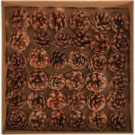 Grande χριστουγεννιάτικο δέντρο σε πράσινη απόχρωση με mix φύλλωμα PE-PVC με κουκουνάρια και ύψος 270 εκ