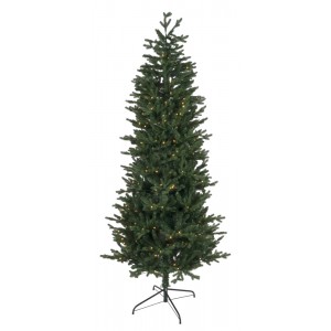 Anavatos χριστουγεννιάτικο δέντρο slim σε πράσινη απόχρωση με ενσωματωμένα 180 LED με 8 προγράμματα και ύψος 180 εκ