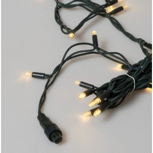 Χριστουγεννιάτικα λαμπάκια 100 LED Rubber Round με θερμό λευκό φωτισμό και πράσινο καλώδιο με επέκταση IP65 10 μ Χριστουγεννιάτικα λαμπάκια 100 LED Rubber Round με θερμό λευκό φωτισμό και πράσινο καλώδιο με επέκταση IP65 10 μ