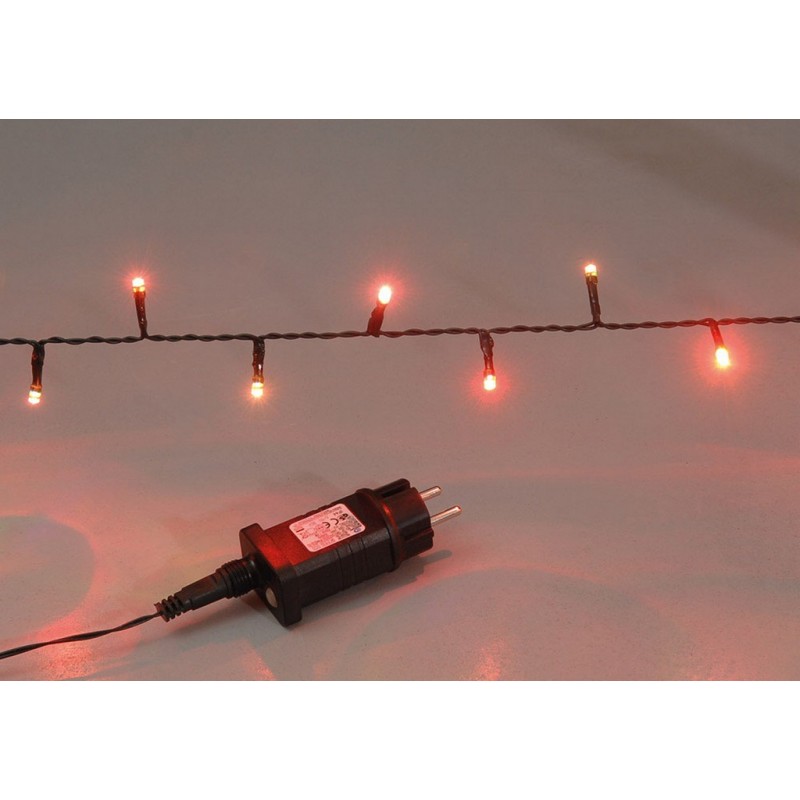 180 Led λαμπάκια εξωτερικού χώρου IP44 με 5 προγράμματα πράσινο καλώδιο και RGB φως 9μ