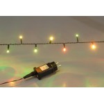 180 Led λαμπάκια εξωτερικού χώρου IP44 με 5 προγράμματα πράσινο καλώδιο και RGB φως 9μ