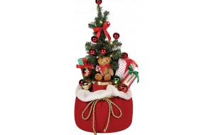 Δέντρο Σε Σάκο Με Μουσική Μπαταρίας 60cm