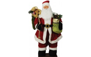 Χριστουγεννιάτικος φουσκωτός Άγιος Βασίλης σε κόκκινη στολή με μουσική και κίνηση 160 εκ Χριστουγεννιάτικος φουσκωτός Άγιος Βασίλης σε κόκκινη στολή με μουσική και κίνηση 160 εκ
