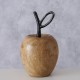 Onema ξύλινο επιτραπέζιο διακοσμητικό μήλο από ξύλο μάνγκο 9x16 εκ
