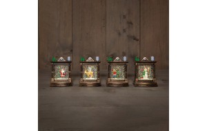 TZAKI 4/ASS ΝΕΡΟΥ ΜΕ GLITTER LED ΘΕΡΜΟ ΛΕΥΚΟ 8,5X11,5CM  ΜΠΑΤΑΡΙΑΣ 2XAAA