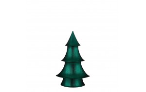 Χριστουγεννιάτικο διακοσμητικό αναδιπλούμενο δέντρο από πολυεστέρα σε πράσινο χρώμα 53x86 εκ