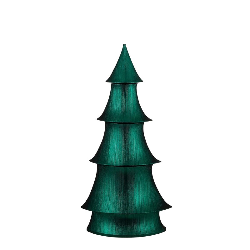 Χριστουγεννιάτικο διακοσμητικό αναδιπλούμενο δέντρο από πολυεστέρα σε πράσινο χρώμα 61x123 εκ