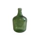Διακοσμητικό βάζο μπουκάλι γυάλινο σε πράσινο χρώμα 26x42 εκ