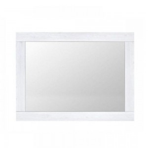 Stockholm επιτοίχιος καθρέπτης με πλαίσιο από MDF σε λευκό χρώμα 100x3x75 εκ