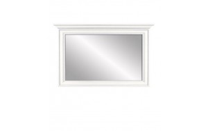 Paris επιτοίχιος καθρέπτης με πλαίσιο από MDF σε λευκό χρώμα 99x6,5x76 εκ