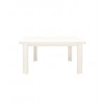 London ορθογώνιο τραπέζι από MDF σε λευκό χρώμα 160x85,5x75,5 εκ