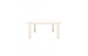 London ορθογώνιο τραπέζι από MDF σε λευκό χρώμα 160x85,5x75,5 εκ