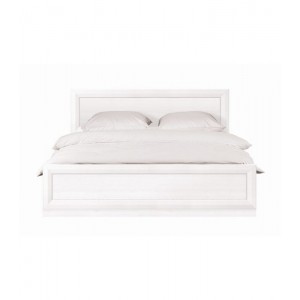 Milano διπλό κρεβάτι από MDF σε λευκό χρώμα 166x209,5x42,5 εκ
