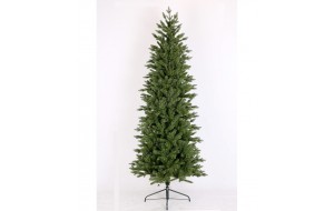Χριστουγεννιάτικο δέντρο slim πράσινο με μεικτό φύλλωμα και ύψος 240 εκ