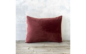 Διακοσμητικό μαξιλάρι Nuan Wine Red και Light Beige 40x60 εκ