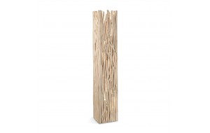 Driftwood ξύλινο επιδαπέδιο φωτιστικό σε φυσική απόχρωση με σχέδιο κλαδάκια δέντρων 55x158 εκ