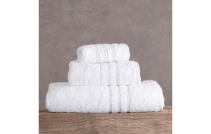 Aria πετσέτα λευκή χεριών 30x50 εκ