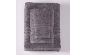 Aria πετσέτα gray προσώπου 50x90 εκ