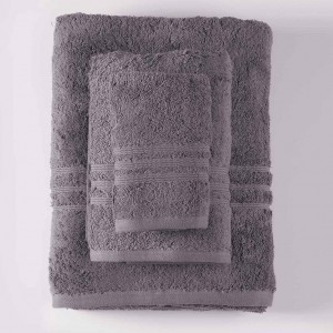 Aria πετσέτα gray προσώπου 50x90 εκ